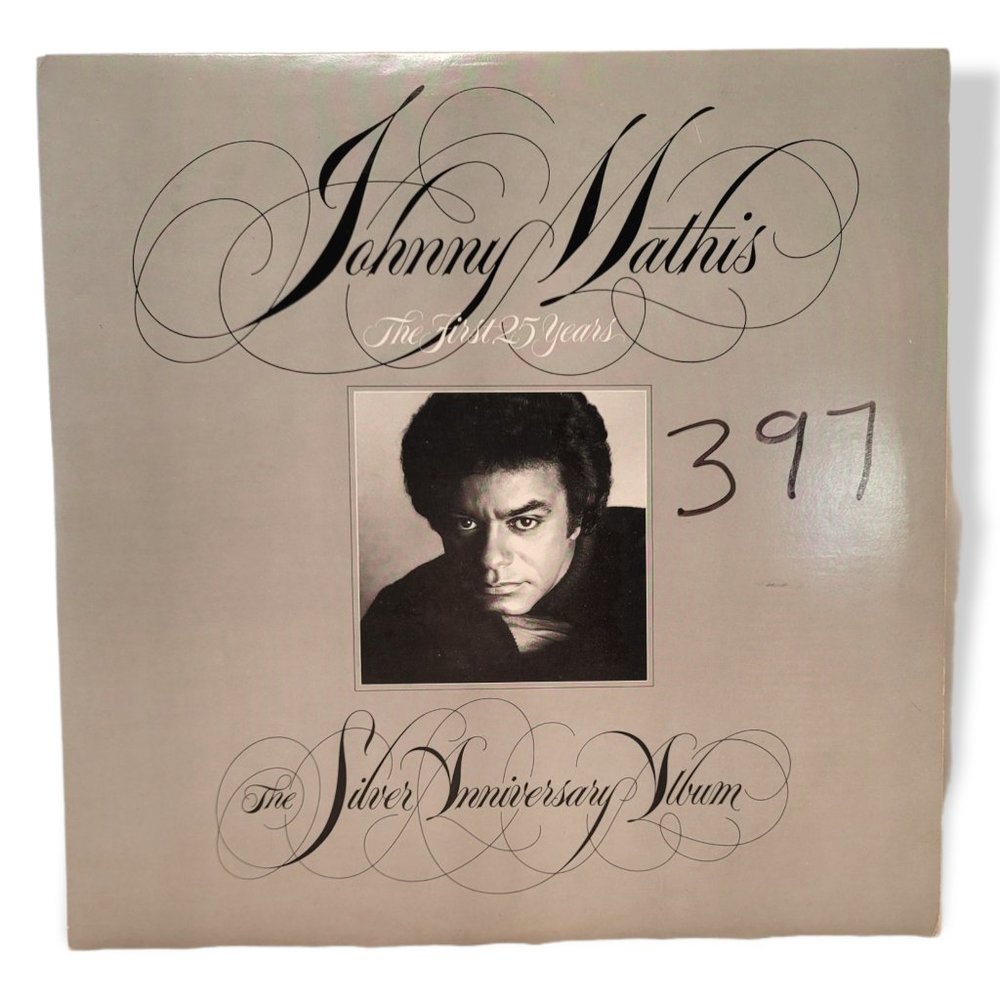 Johnny Mathis "The First 25 Years" The Silver Anniversary Album LP Vinyl Record